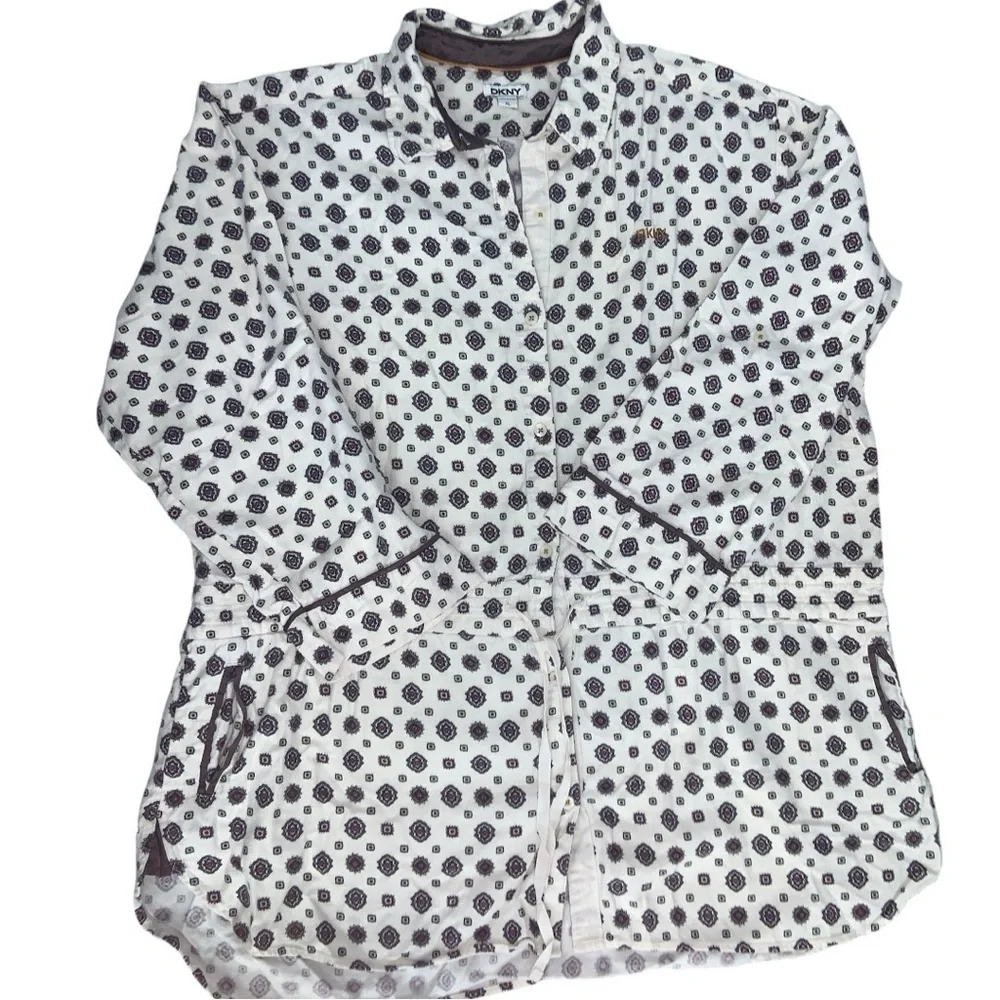 DKNY Luxury Flannel Sleep Shirt
